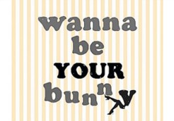 2012SS "wanna be your bunny"